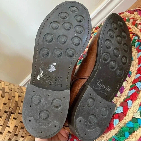 Orvis Dainite British  Made Sole Made in England Cognac Chelsea Boots - Picture 7 of 7